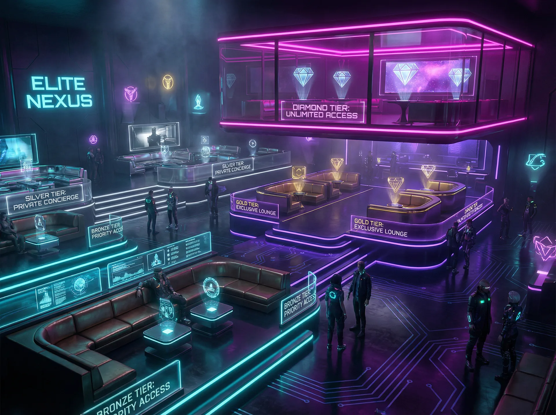 开元棋牌VIP赛博精英俱乐部全息蓝图